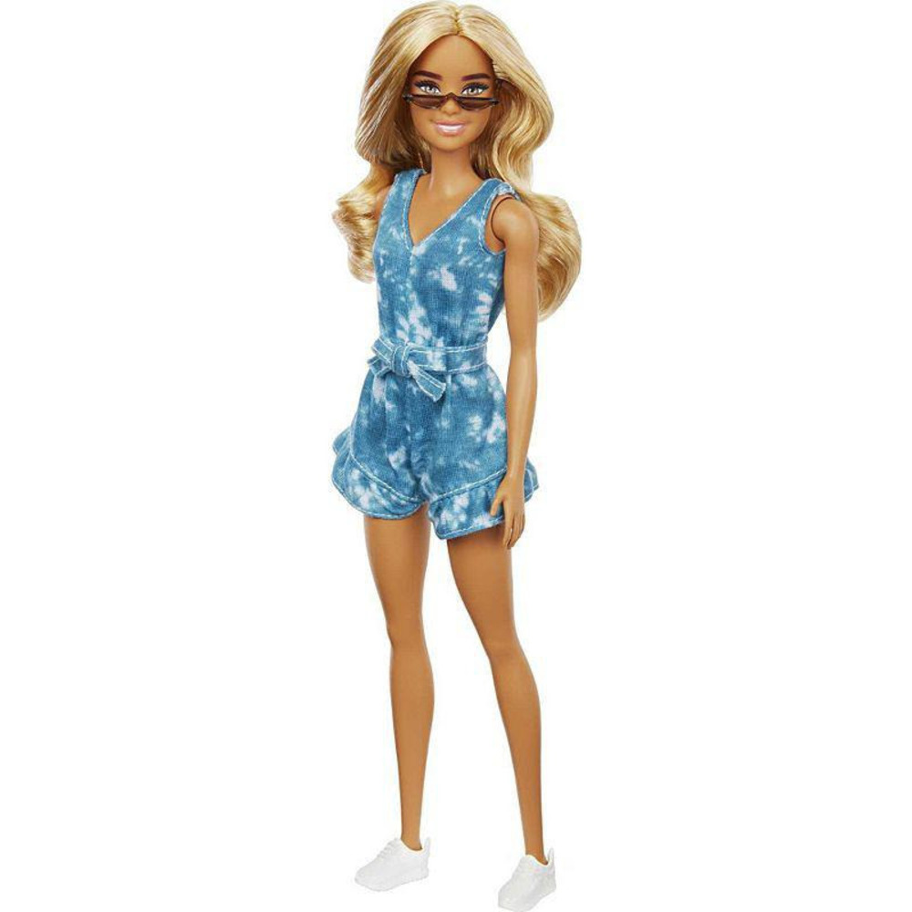 New in Box-Mattel-Barbie Fashionistas Doll #173 Tie-dye Shorts Romper Sunglasses
